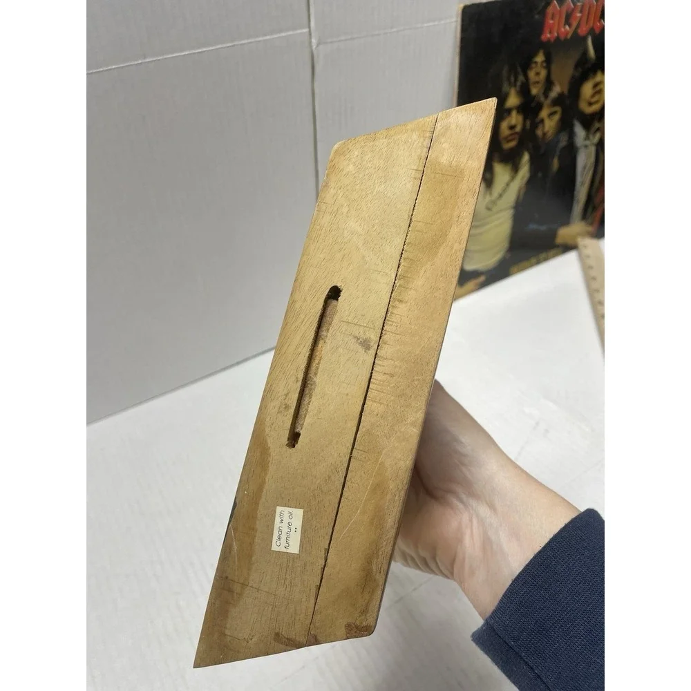 Handcrafted Inlaid Wooden Cross w/floral motif